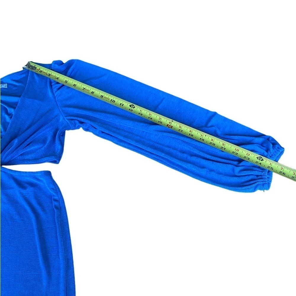 Princess Polly Women's Size 8 Blue Long Sleeve Cut Out Party Dress  New with Tag - Picture 16 of 16